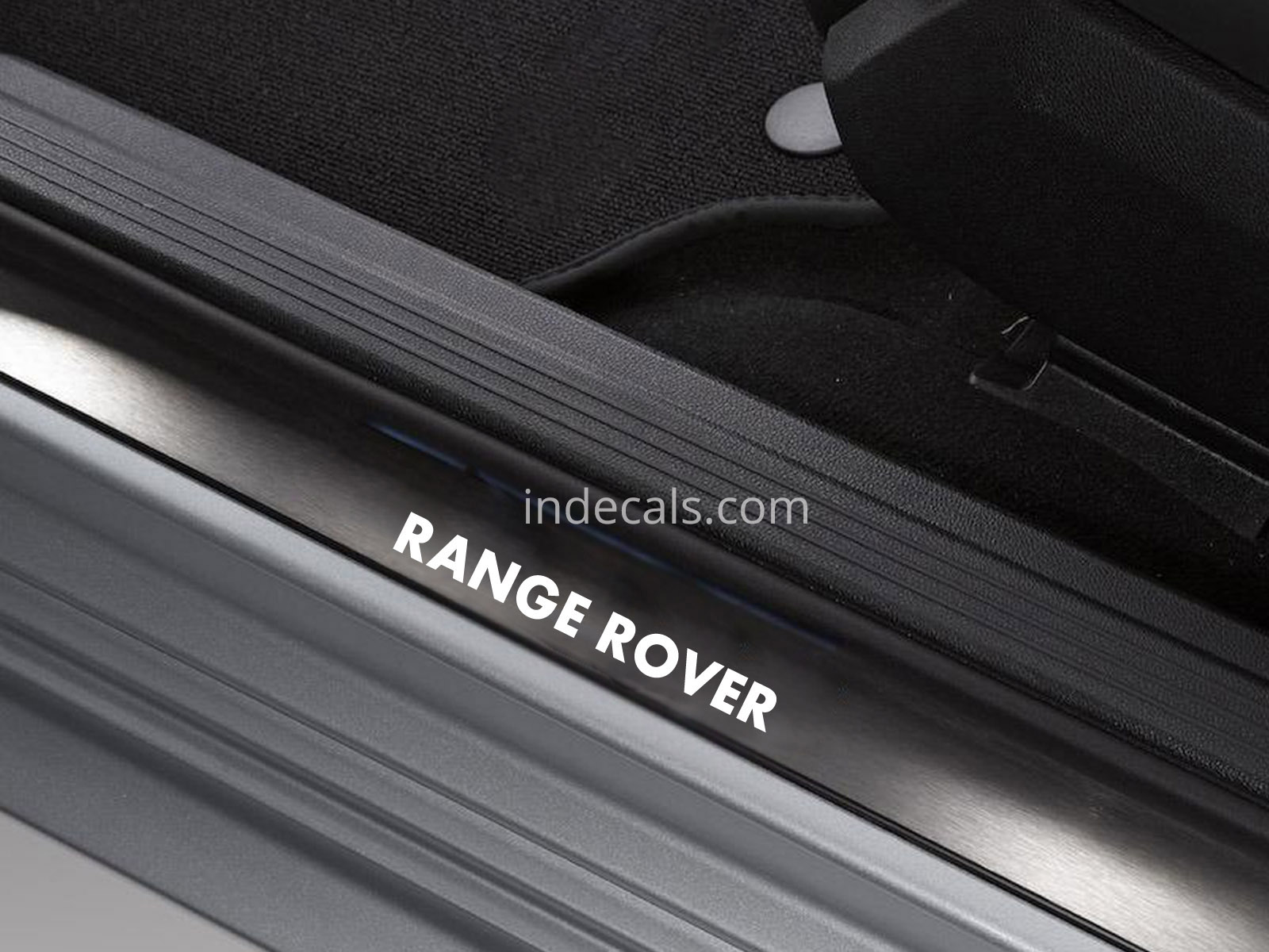 6 x Range Rover Stickers for Door Sills - White