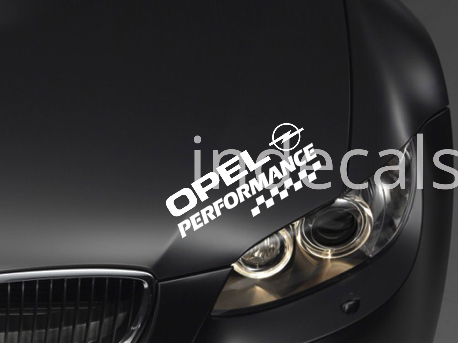 1 x Opel Performance Sticker for Eyebrow - White