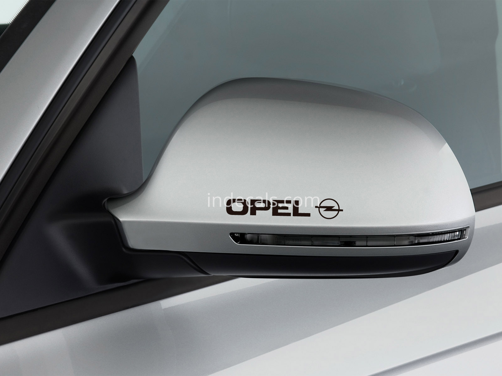 3 x Opel Stickers for Mirrors - Black