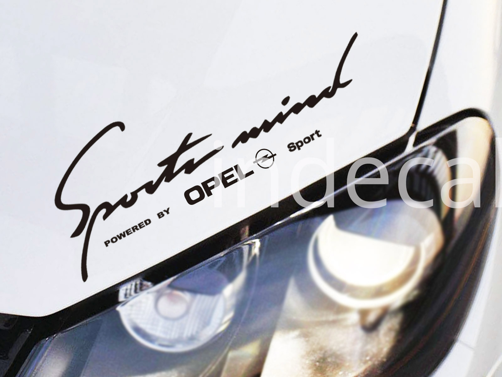 1 x Opel Sports Mind Sticker - Black