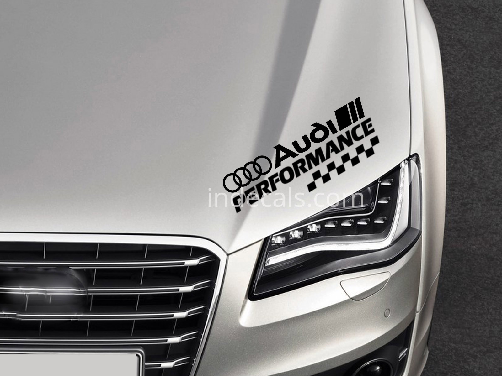 1 x Audi Performance Sticker - Black