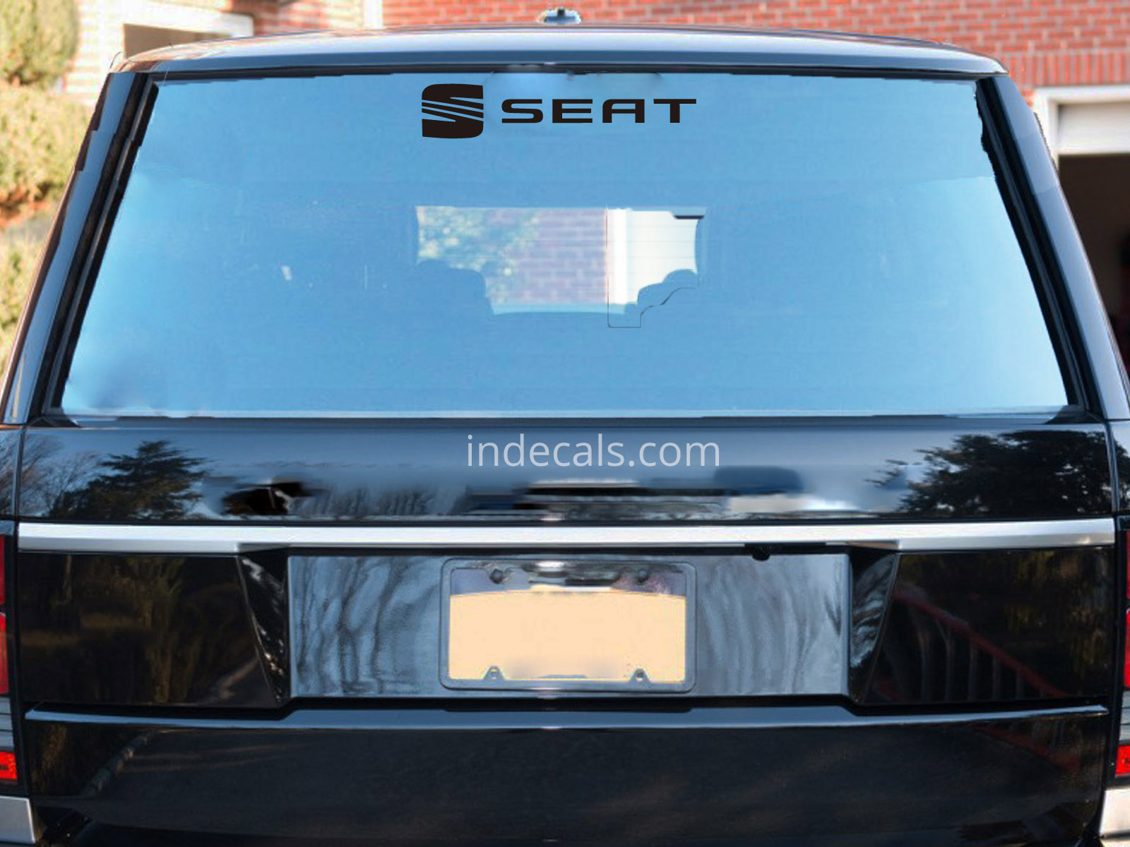 1 x Seat Sticker for Windshield or Back Window - Black