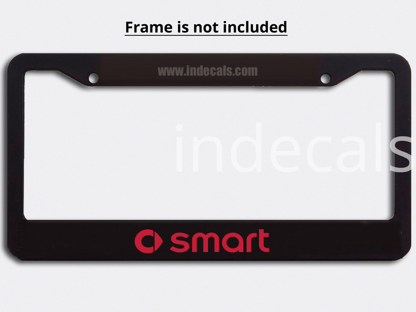 3 x Smart Stickers for Plate Frame - Red