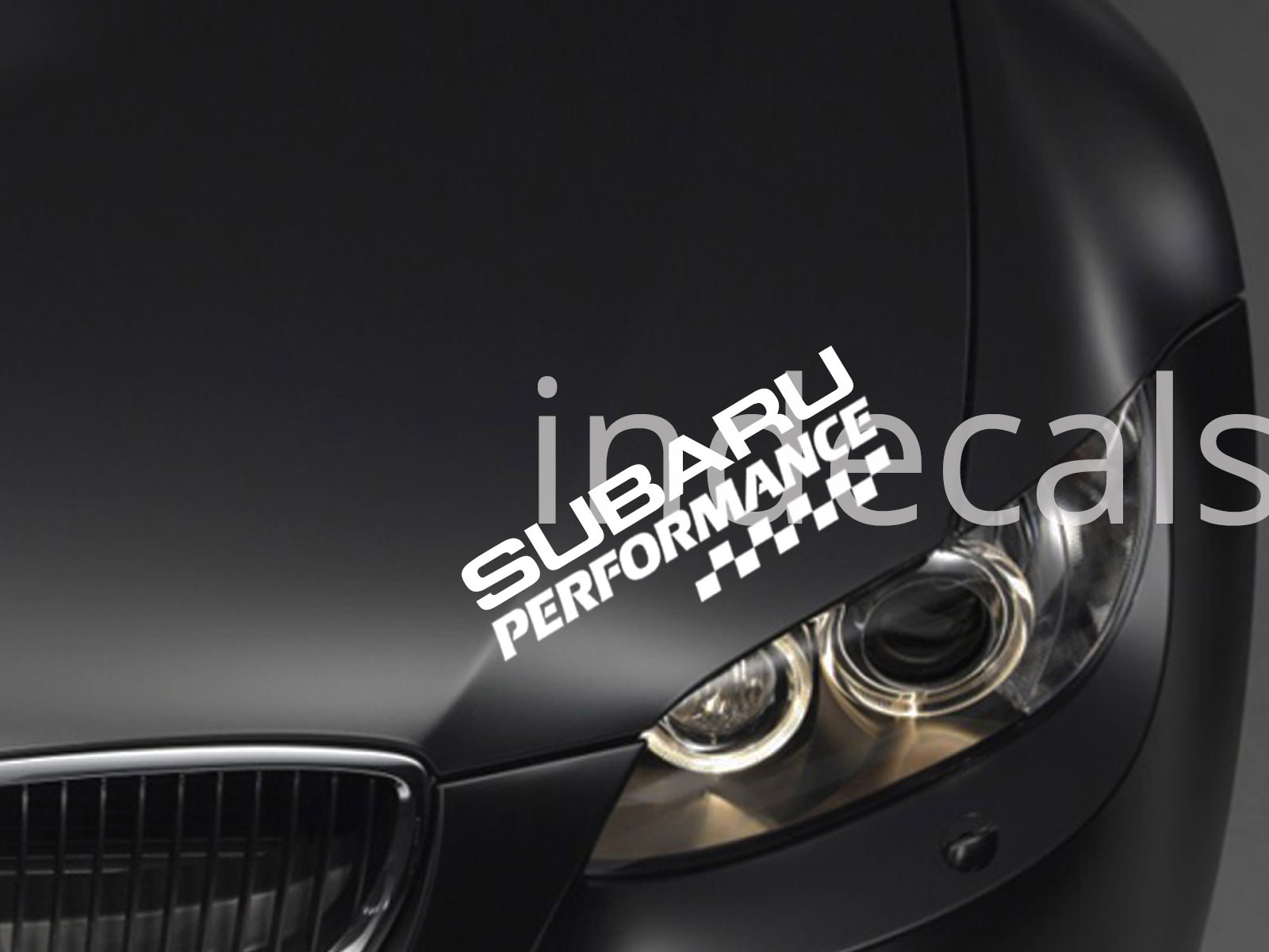1 x Subaru Performance Sticker for Eyebrow - White