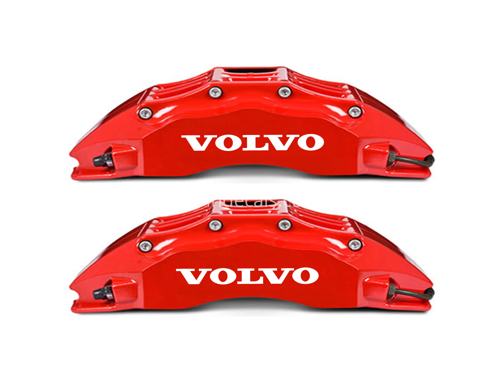 6 x Volvo Stickers for Brakes - White