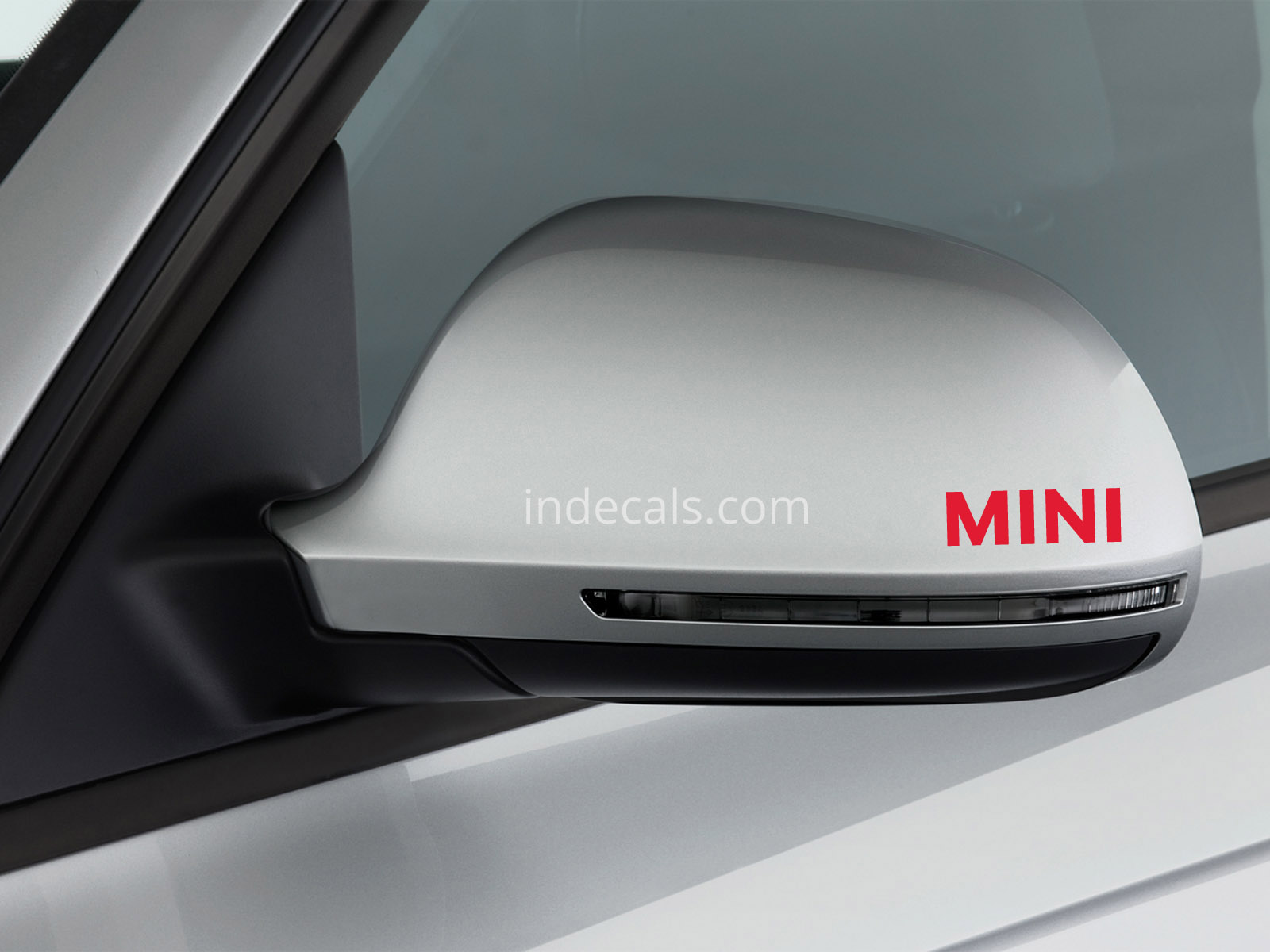 3 x Mini Stickers for Mirrors - Red