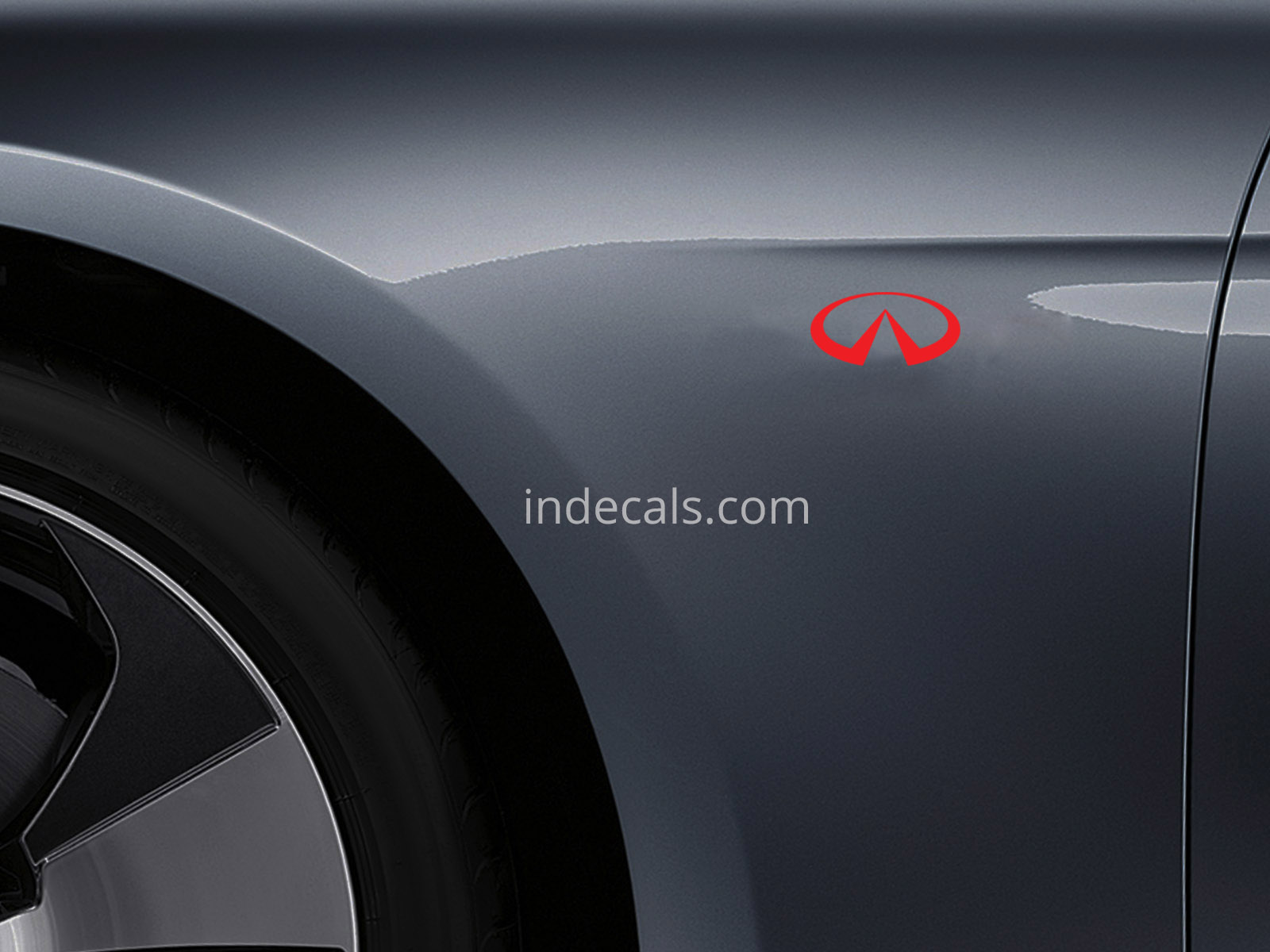 3 x Infiniti Stickers for Wings - Red