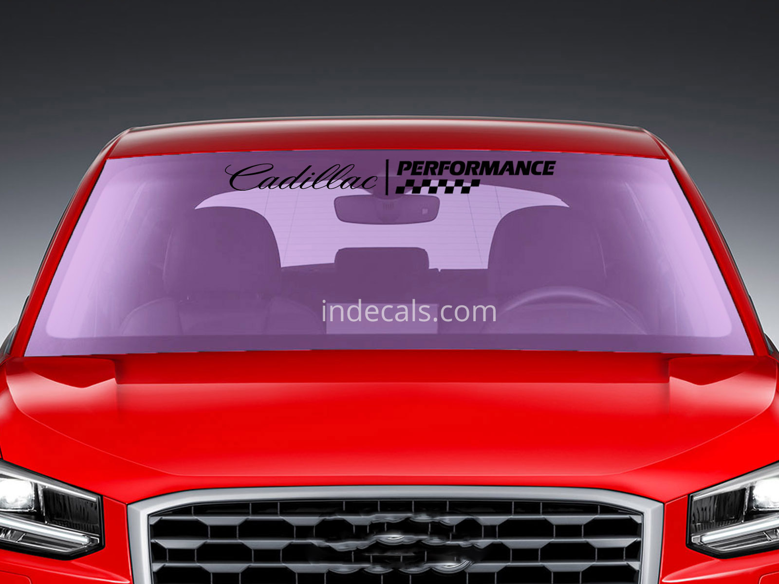 1 x Cadillac Performance Sticker for Windshield or Back Window - Black