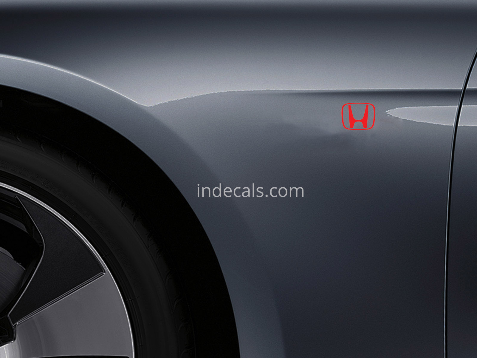 3 x Honda Stickers for Wings - Red