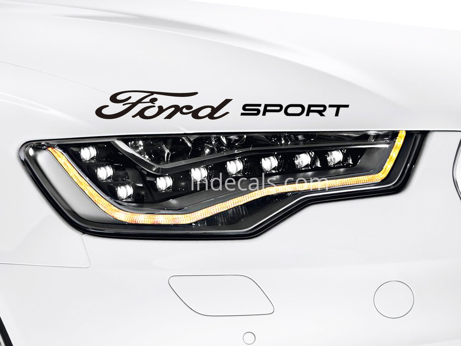 1 x Ford Sport Sticker - Black