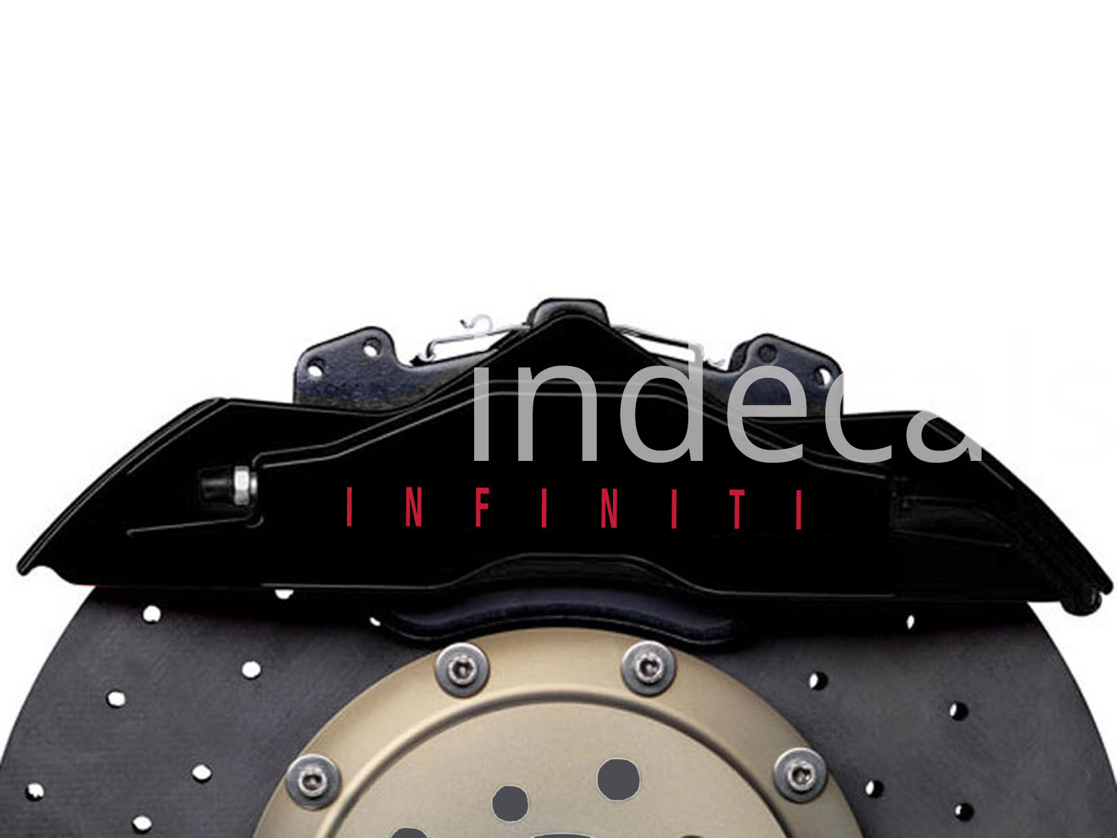 6 x Infiniti Stickers for Brakes - Red