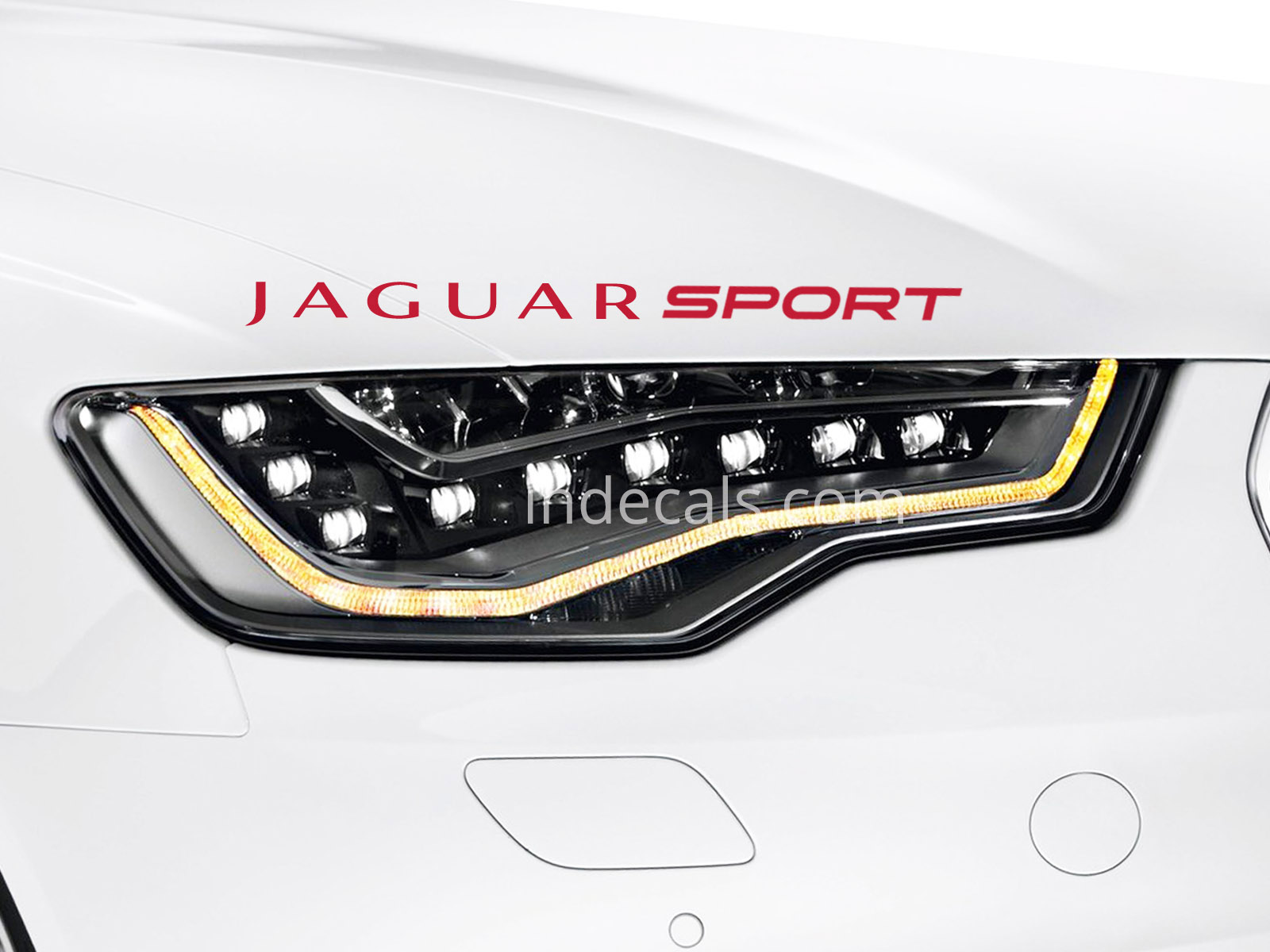 1 x Jaguar Sport Sticker - Red