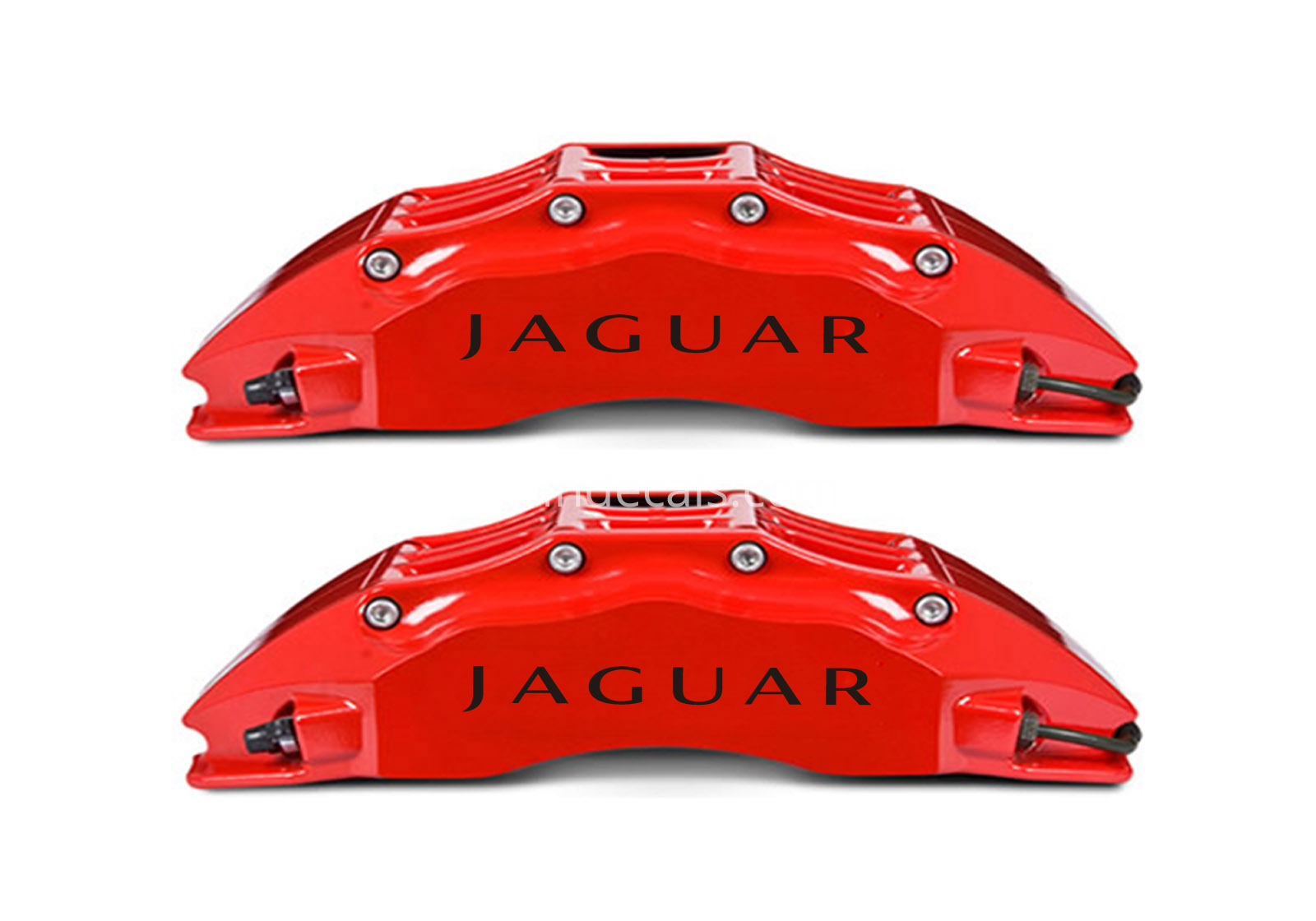 6 x Jaguar Stickers for Brakes - Black