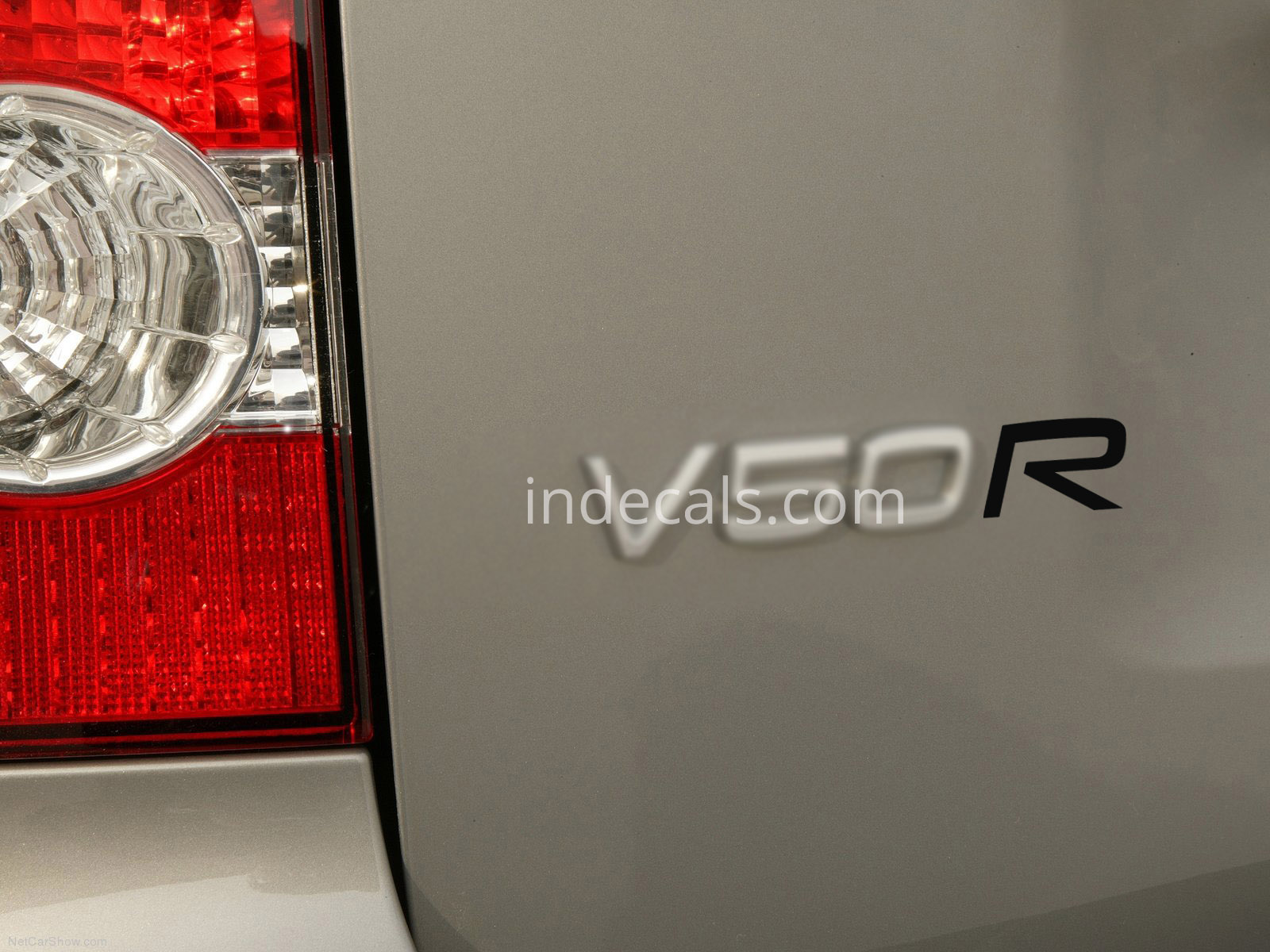 2 x Volvo R-Design stickers for Trunk Black