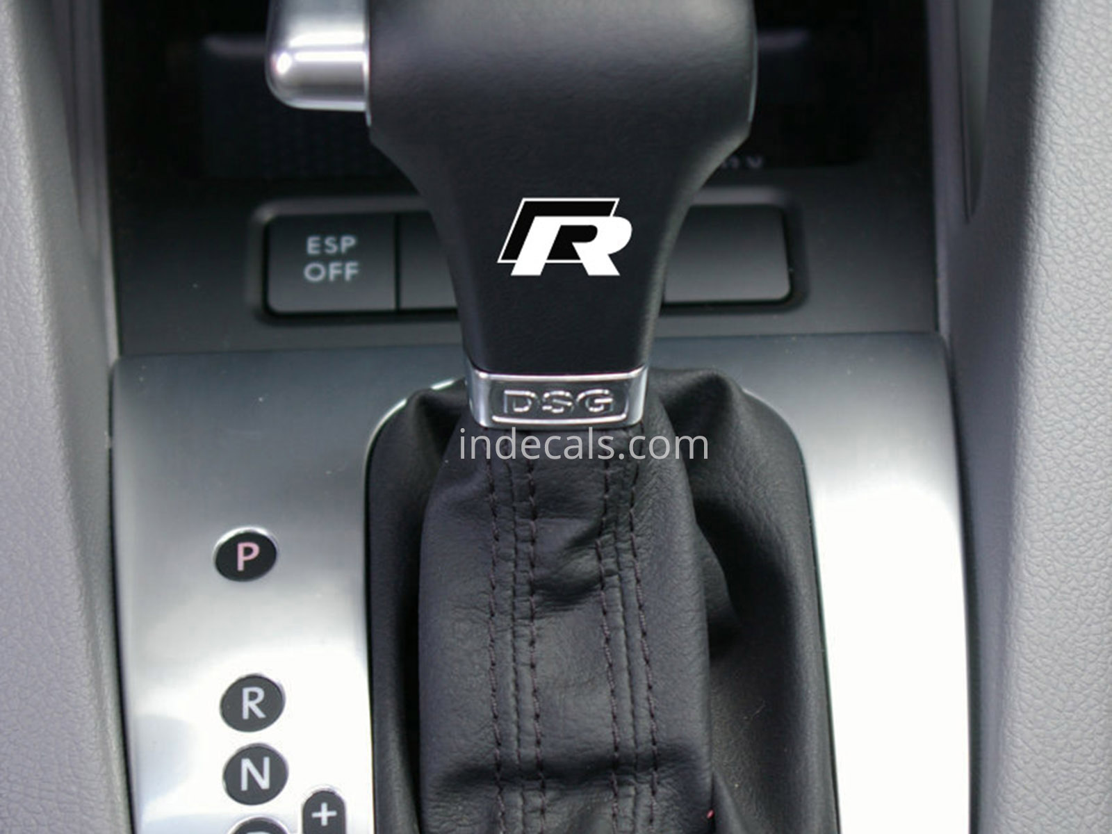 2 x Volkswagen R-Line stickers for Gear Lever
