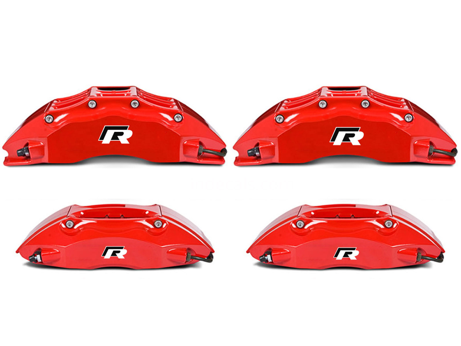 4 x Volkswagen R-Line stickers for Brake Calipers