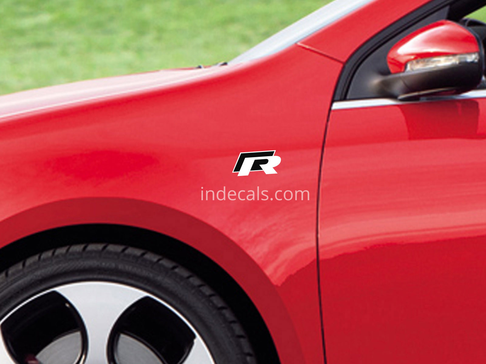 2 x Volkswagen R-Line stickers for Front Wings