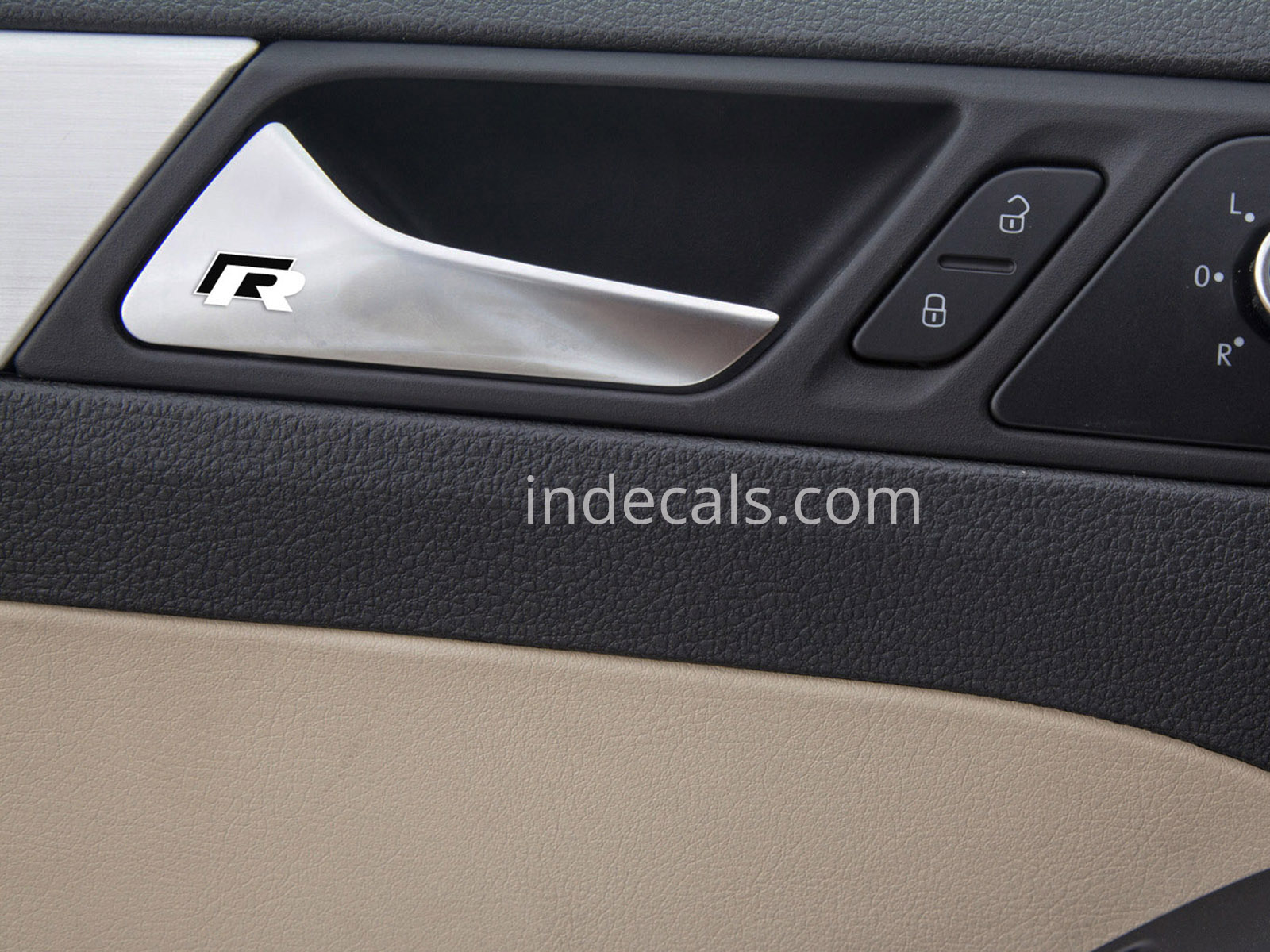 2 x Volkswagen R-Line stickers for Interior Door Handles