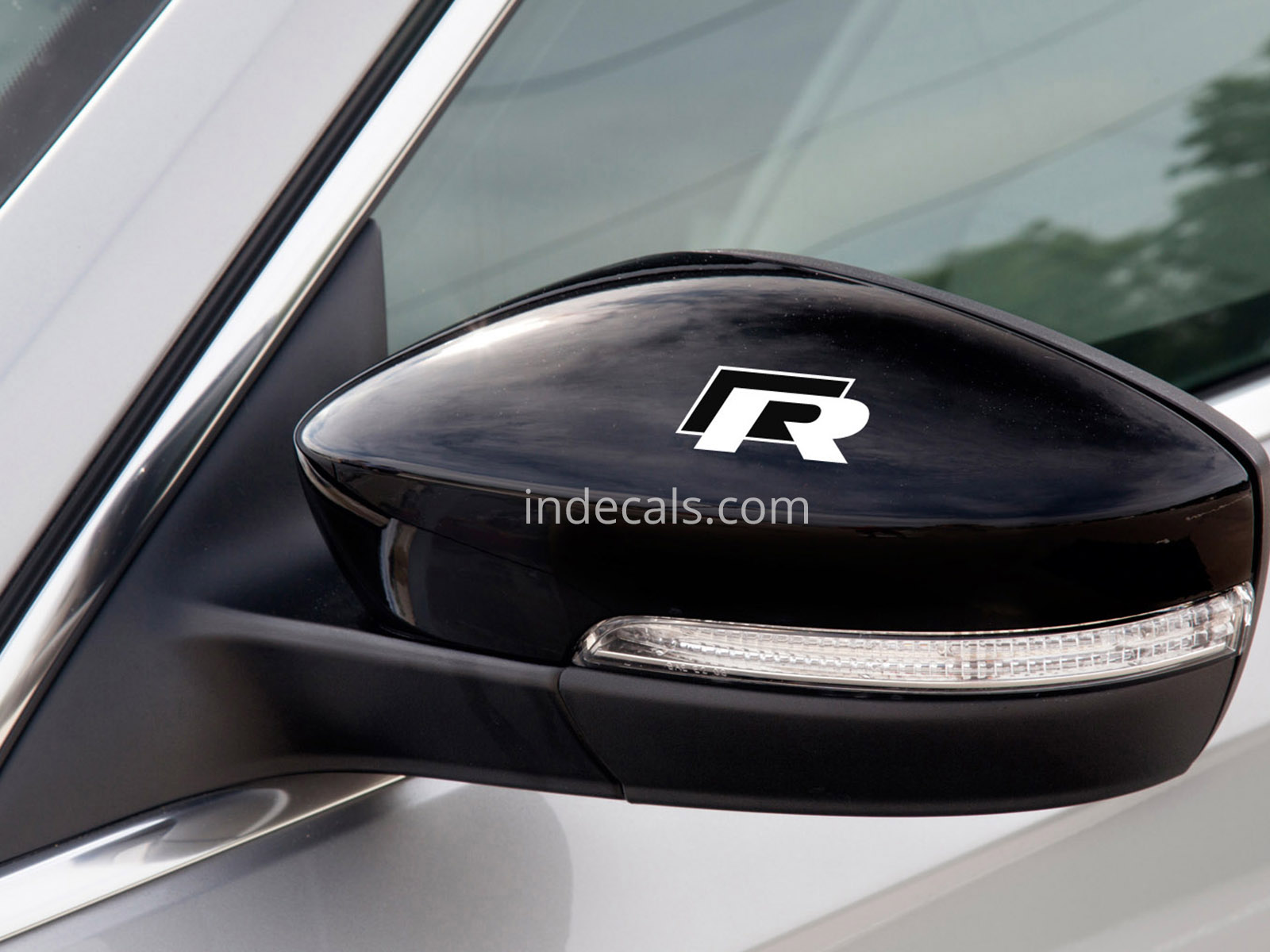 2 x Volkswagen R-Line stickers for Mirror Cover