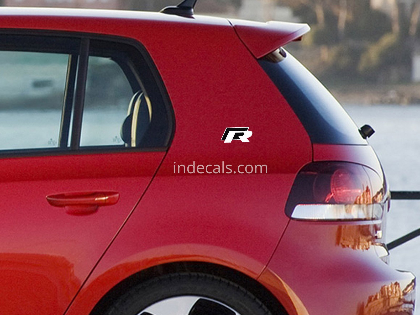 2 x Volkswagen R-Line stickers for Rear Quarter