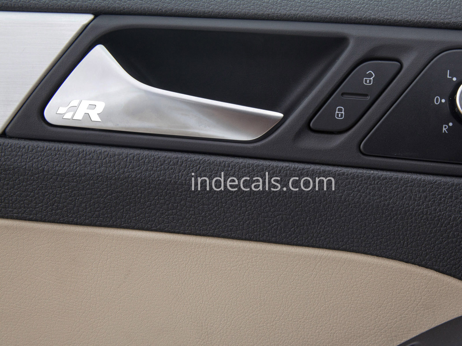2 x Volkswagen Racing stickers for Interior Door Handles