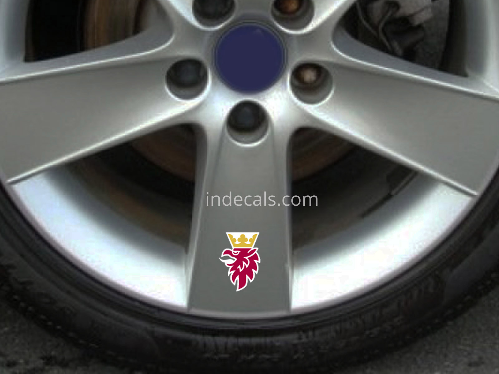 2 x Saab stickers for Wheels